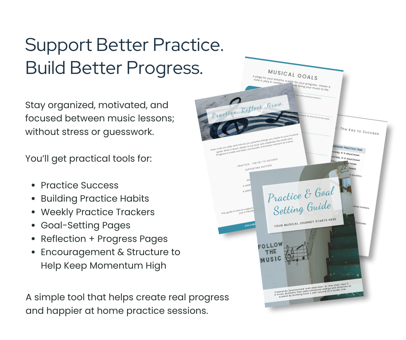 Music Practice and Goal Setting Guides