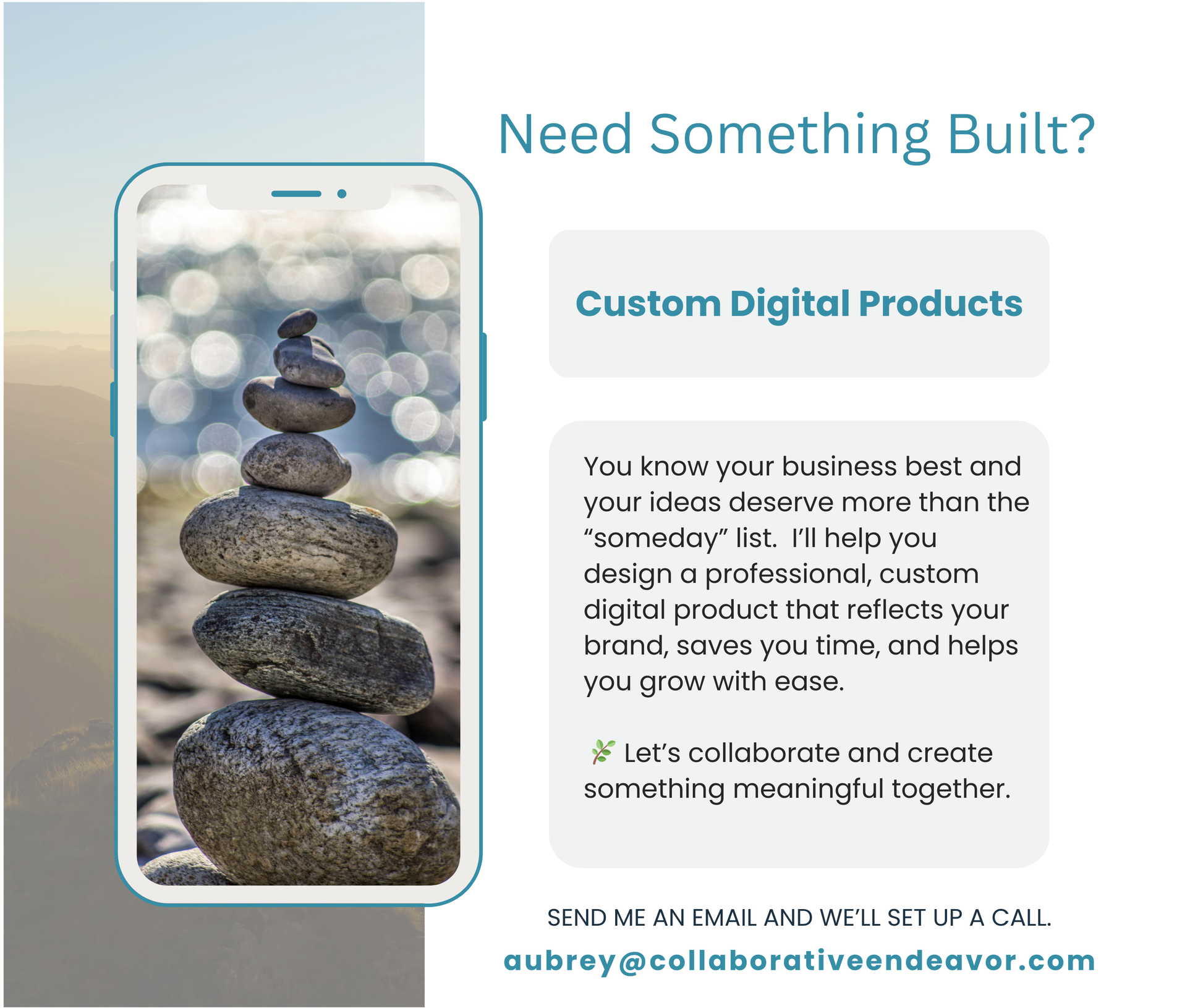 Let's collaborate and create something meaningful together.