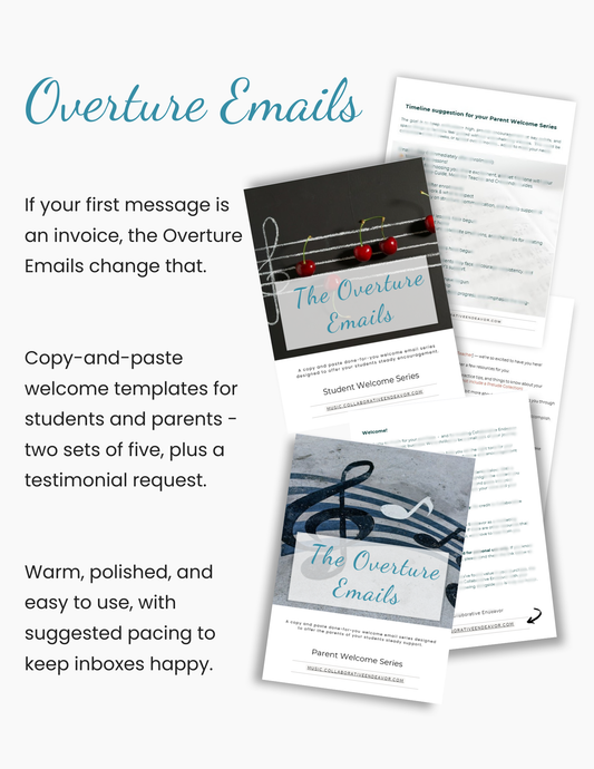 Student and Parent Email Welcome Series