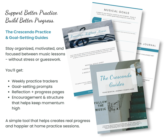 Practice & Goal Setting Guides Teaser for Between Lesson Support