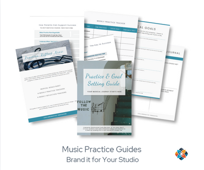 Goal Setting and Practice Trackers for Music Lessons - Learning an Instrument