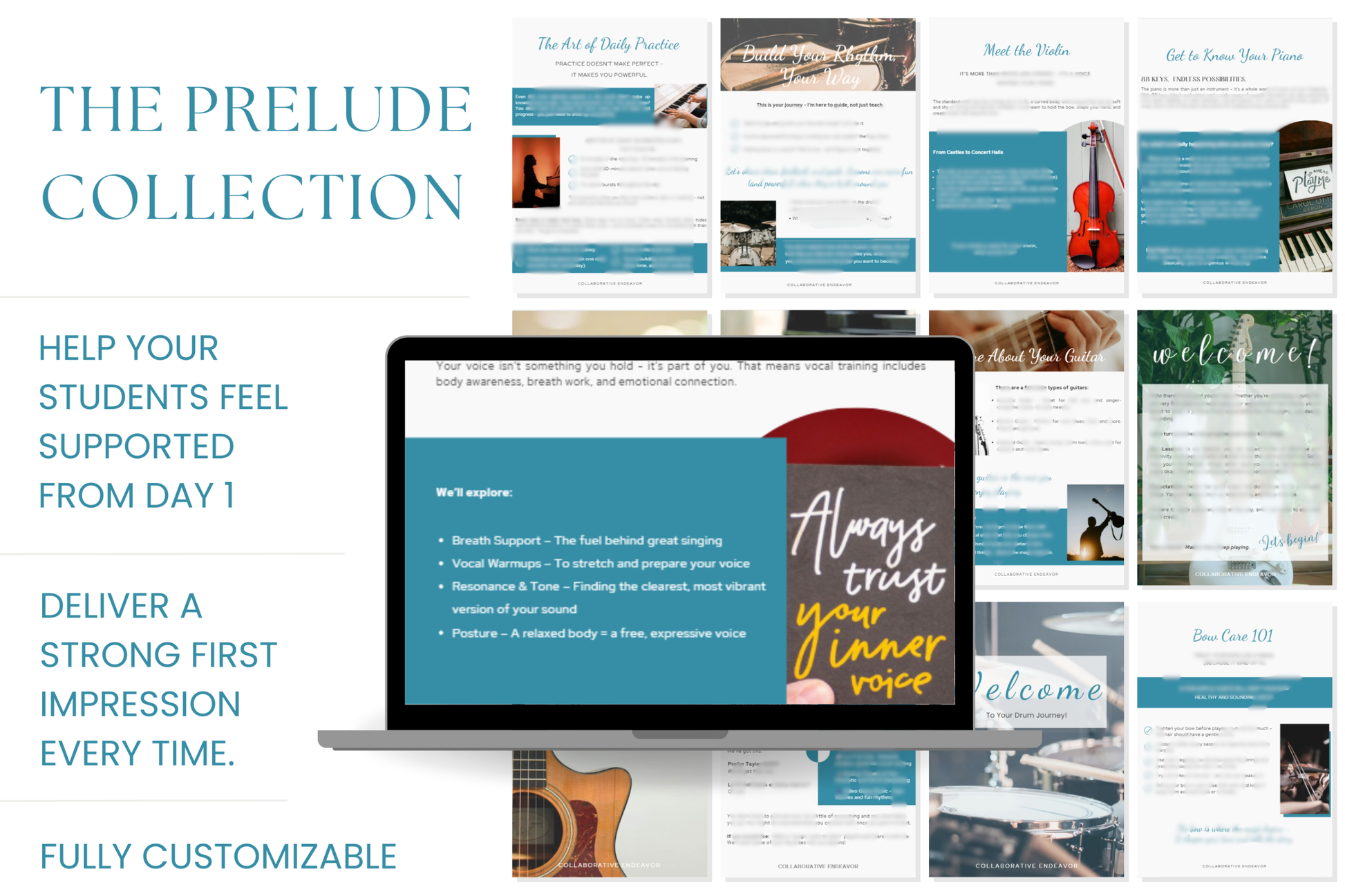 Student Welcome Packages for Music Lessons